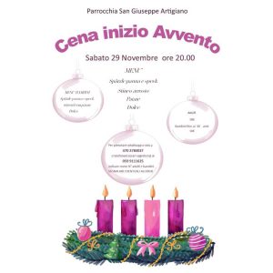 Cena di inizio Avvento 2025