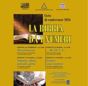 22 febbraio 2026 - La bibbia da i numeri..