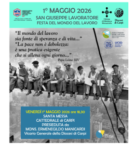 1° maggio 2026 - San Giuseppe lavoratore..