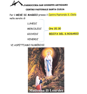 Centro pastorale Santa Clelia - Recita del s.rosario