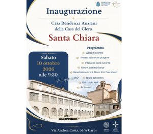 10 OTT 2026 - ore 9:30 - Santa Chiara